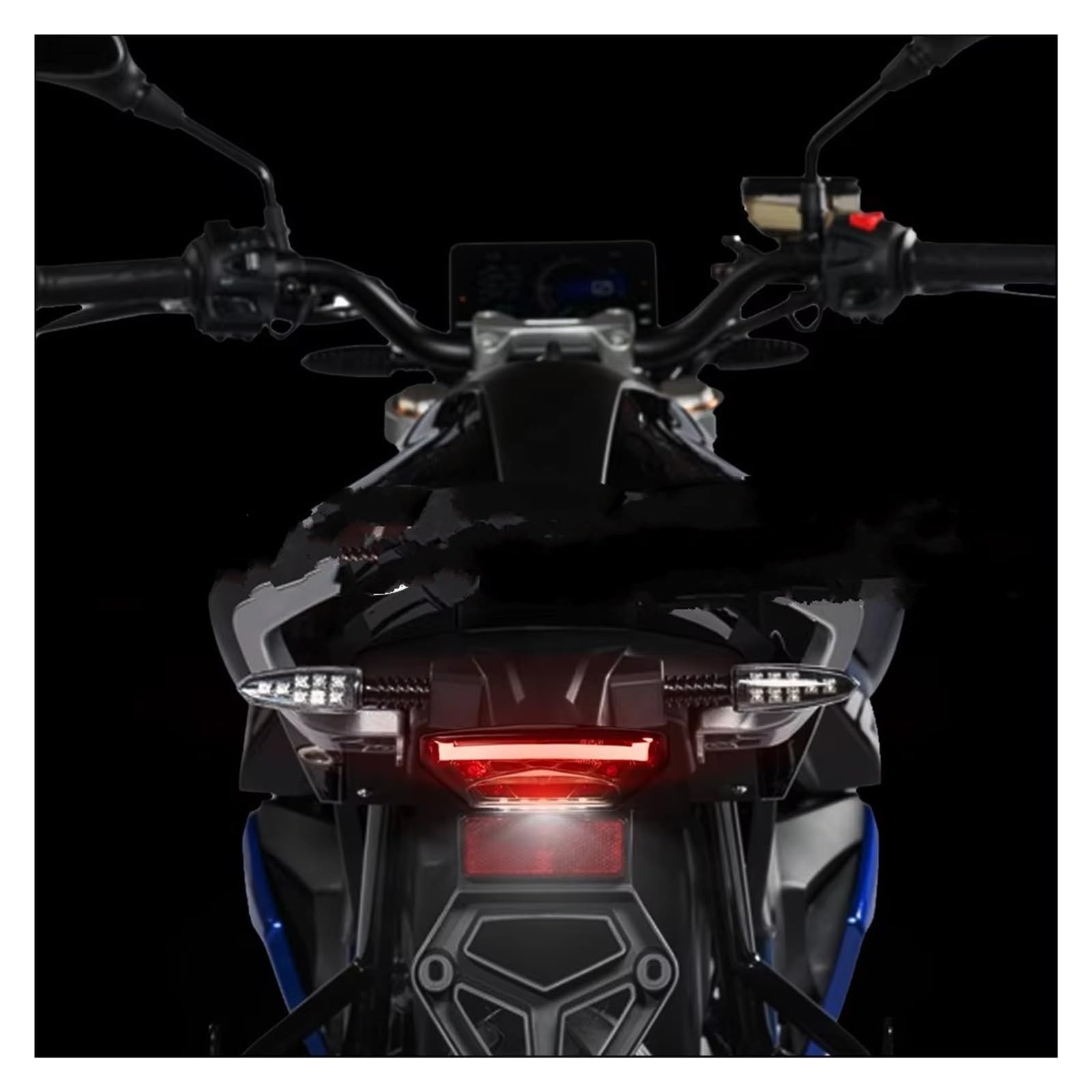 moto Fanale Posteriore Luci Posteriori A LED Per Motociclette Da 12 V, Luci Di Guida Integrate, Luci Coda Posteriori Per Modifica Veicoli Elettrici Fanale posteriore per moto