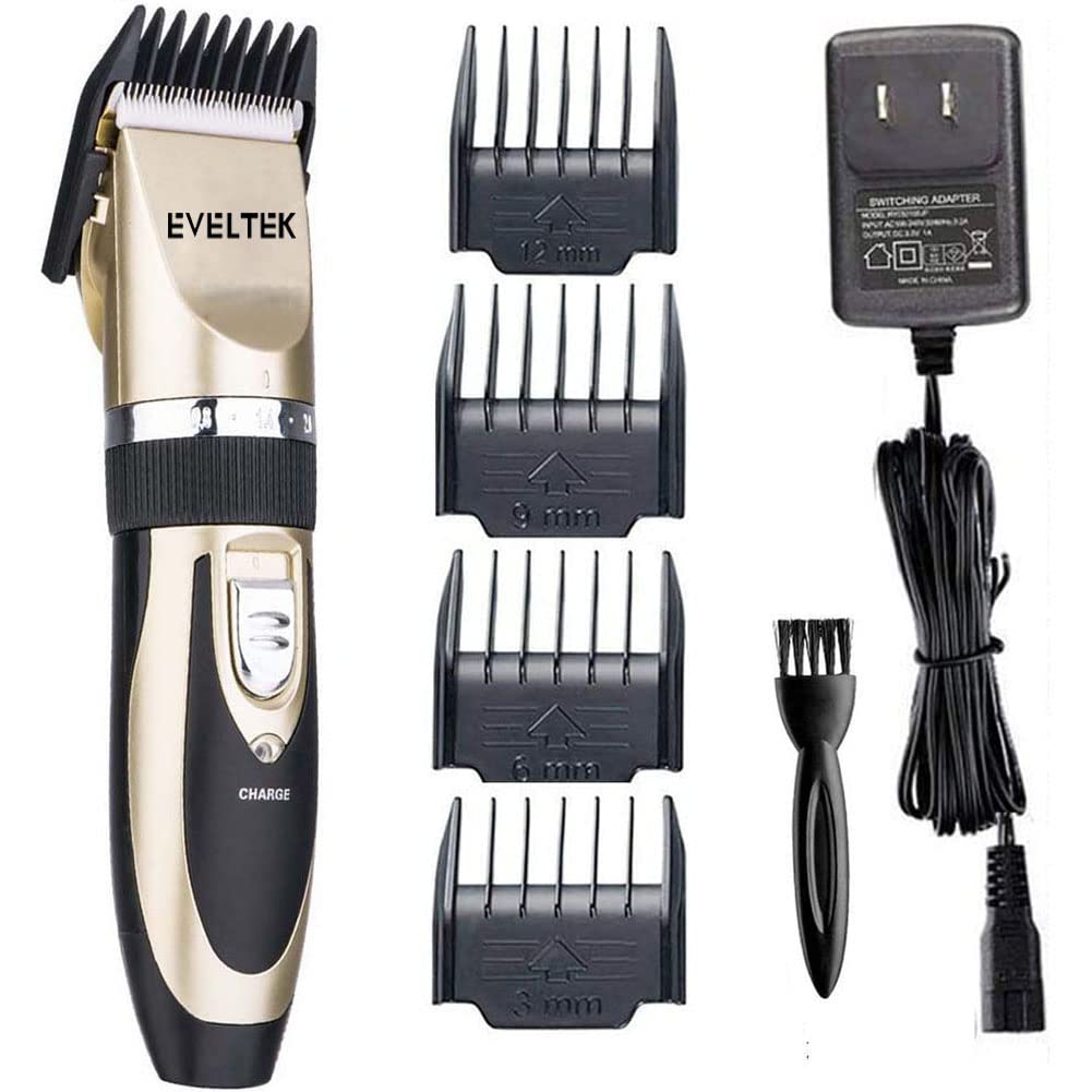 Amazon.co.jp: EVELTEK ペット用 バリカン プロ用 電動 犬 猫 バリカン