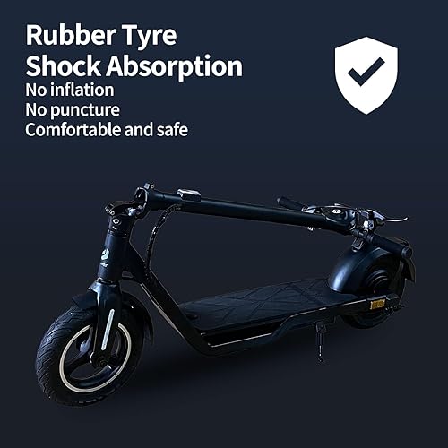 Miniatura 4 de USIE Patinete eléctrico, motor de 350 W, rango de 15 a 35 millas y 15.56 MPH, neumáticos de doble densidad de 8.5 pulgadas, freno electrónico E-ABS,