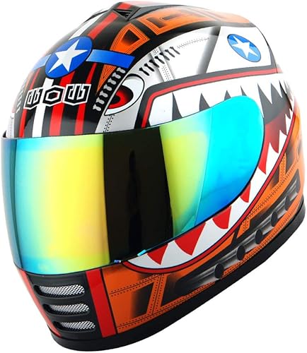 Miniatura 2 de WOW Casco integral para motocicleta, bicicleta urbana BMX MX para niños HKYB15