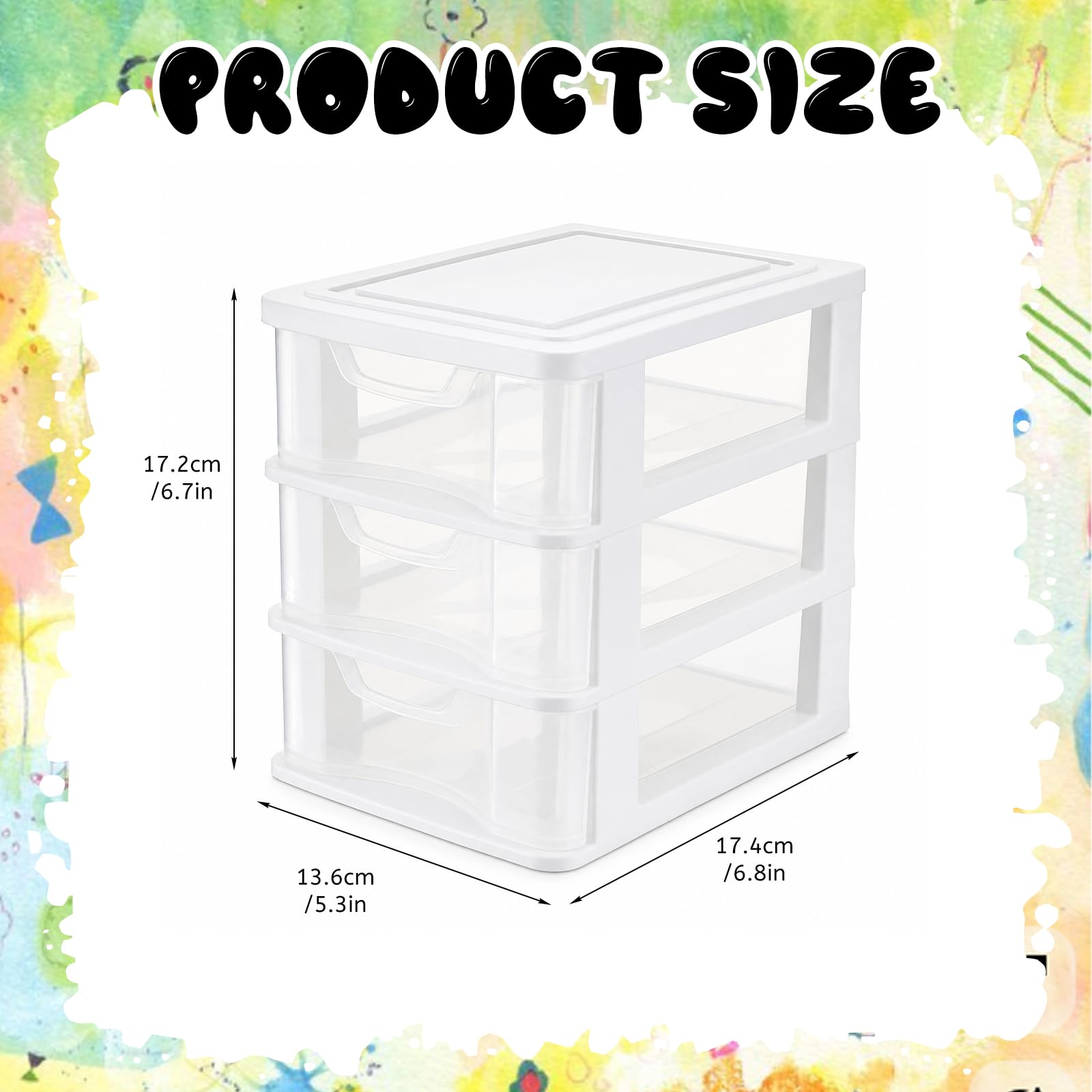 Wenqik 12 Stück/4 Stück Kunststoff-Kreiden-Organizer für Klassenzimmer, Schulanfang, transparente Aufbewahrungsboxen für Marker, Stifte, Kunsthandwerk, Buntstifte, Halter, Schublade für Klassenzimmer