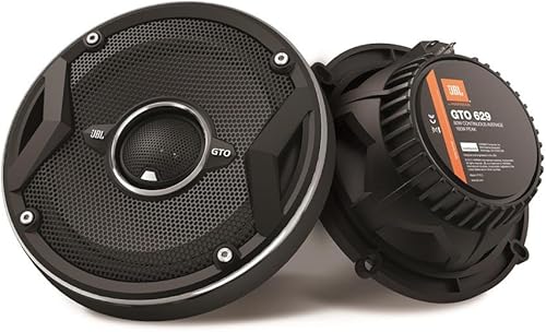 JBL - conjunto de 2 bocinas coaxiales de alta calidad, 6.5 pulgadas, Negro