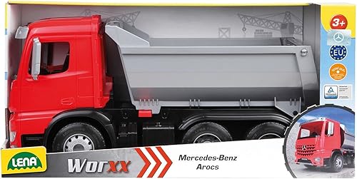 Miniatura 2 de Lena Camión volquete para niños pequeños, camión volquete Mercedes Benz totalmente funcional, capacidad de carga de 220.5 lbs