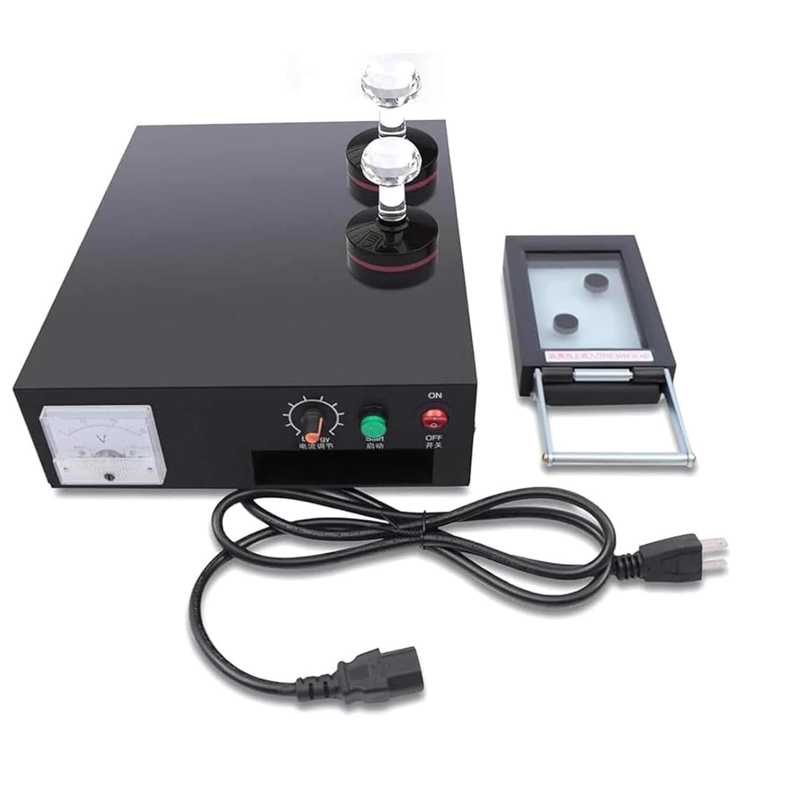 Flash Stamp Seal Maker, Macchina per La Fabbricazione di Timbri Flash Digitali Fotosensibili, con 10 Ingranaggi di Regolazione Dell'energia, Efficiente Dissipazione del Calore