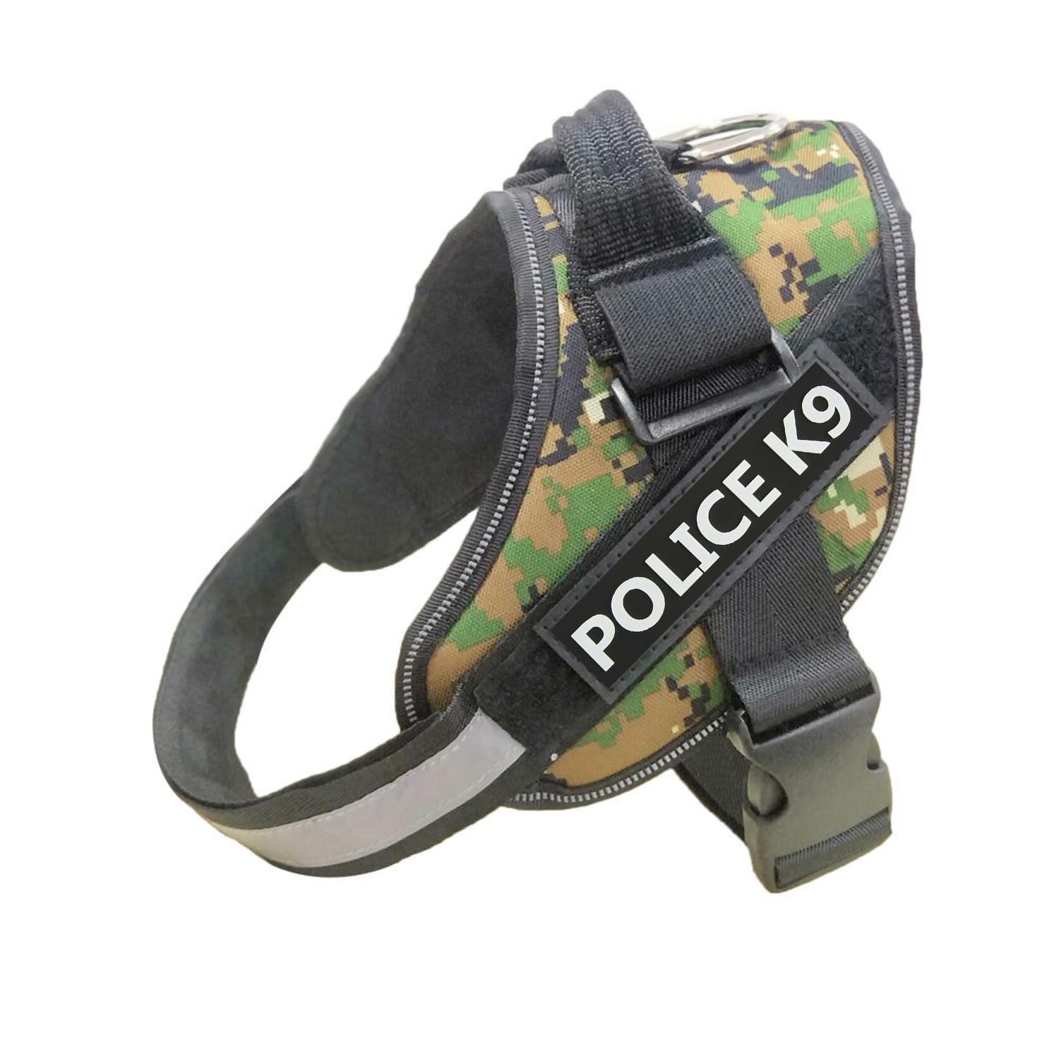 Berlins Dog K9 Police Harness with 3M Reflective | No Pull Dog Body Belt | Reflective Dog Vest|Soft Padded Easy Control Dog Chest Neck Belt|Pulling Or Choking for Dog (Army-Color, X-Large) (B0CRL7LJVL) Amazon Price History, Amazon Price Tracker