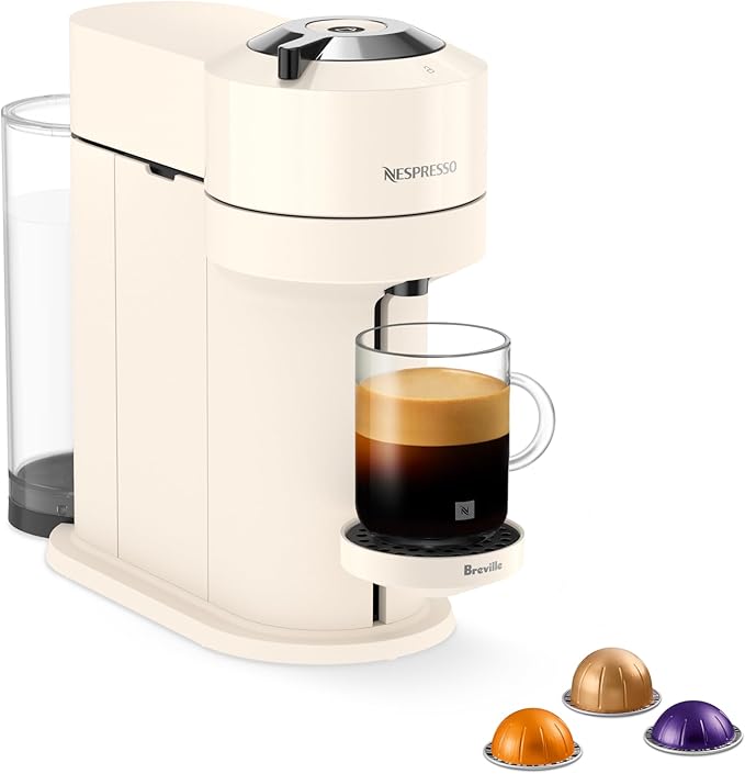 Nespresso Vertuo Next Breville blanc chrome