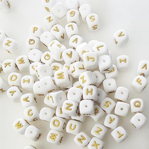 Miniatura 9 de 30 cuentas de silicona, cuentas sueltas de color rosa BetterJonny con caja de almacenamiento, cuentas hexagonales de silicona con cuerda elástica