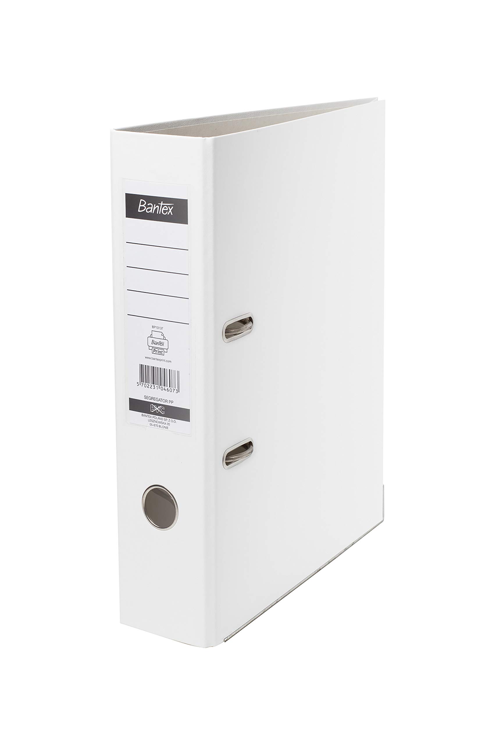 Bantex Archivador A4, color blanco, lomo de 5 cm