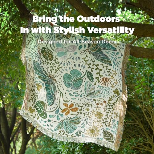 Bedsure Butterfly Woven Blanket, Decorative Boho Throw Blanket For Couch And Bed thumb #1