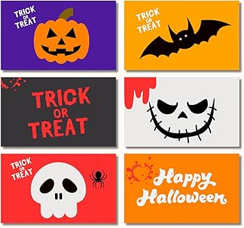 Amazon | Earth Link ハロウィン メッセージ カード 60枚 名刺サイズ