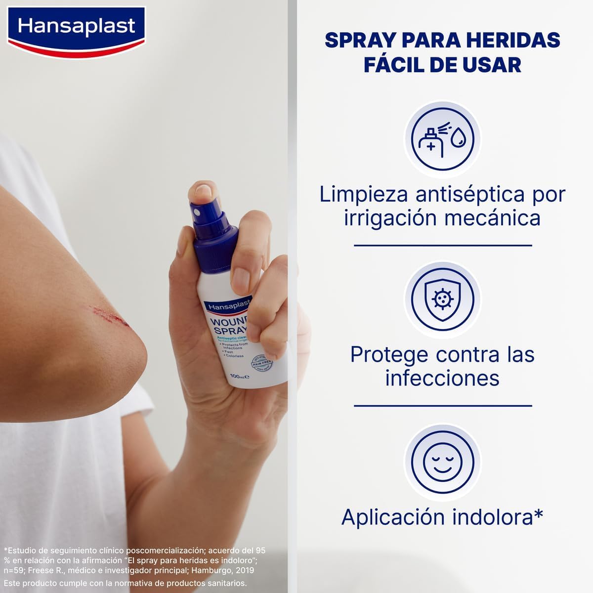 HANSAPLAST SPRAY PARA HERIDAS 100 ML