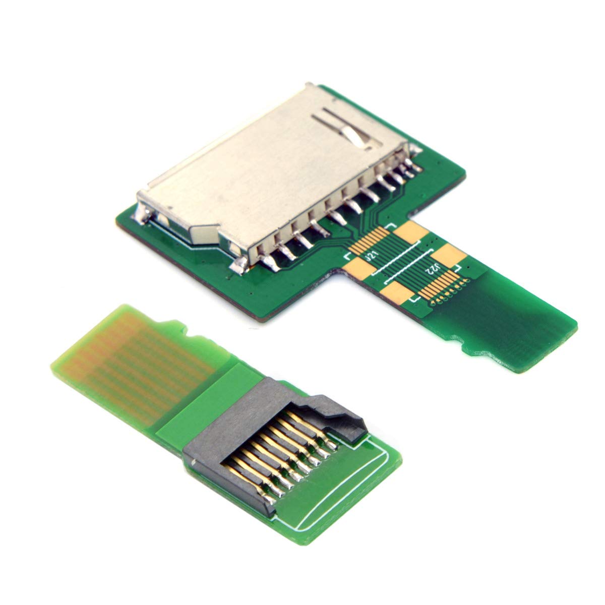 cablecc 1Set SD TF Card Socket Female to Micro-SD TF Male Memory Card Kit Extension Adapter Testing Tools Extender - Image 3