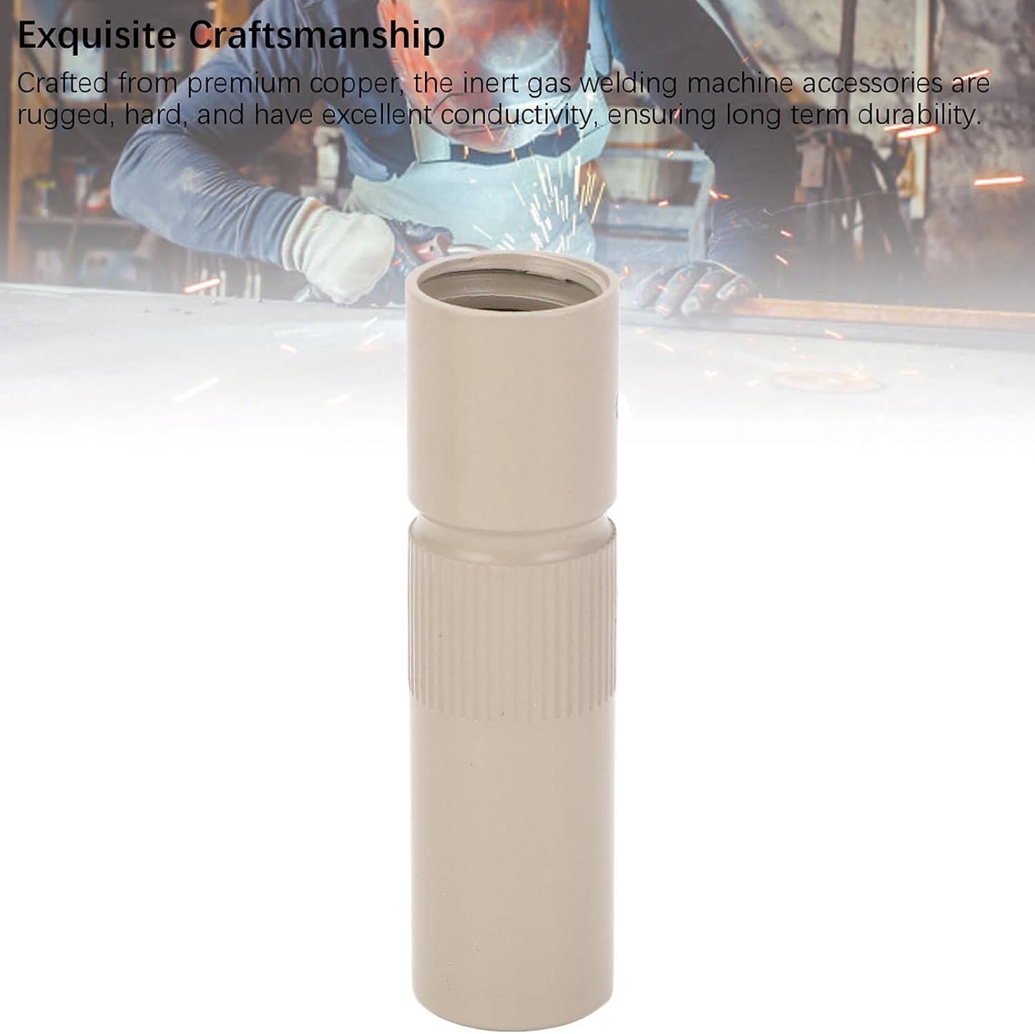 Welding Torch Nozzle Set, Strong Conductivity NonStick Coating, 5 Piece Welding Torch Nozzle, Easy to Install for Repair Maintenance (JL-350A)