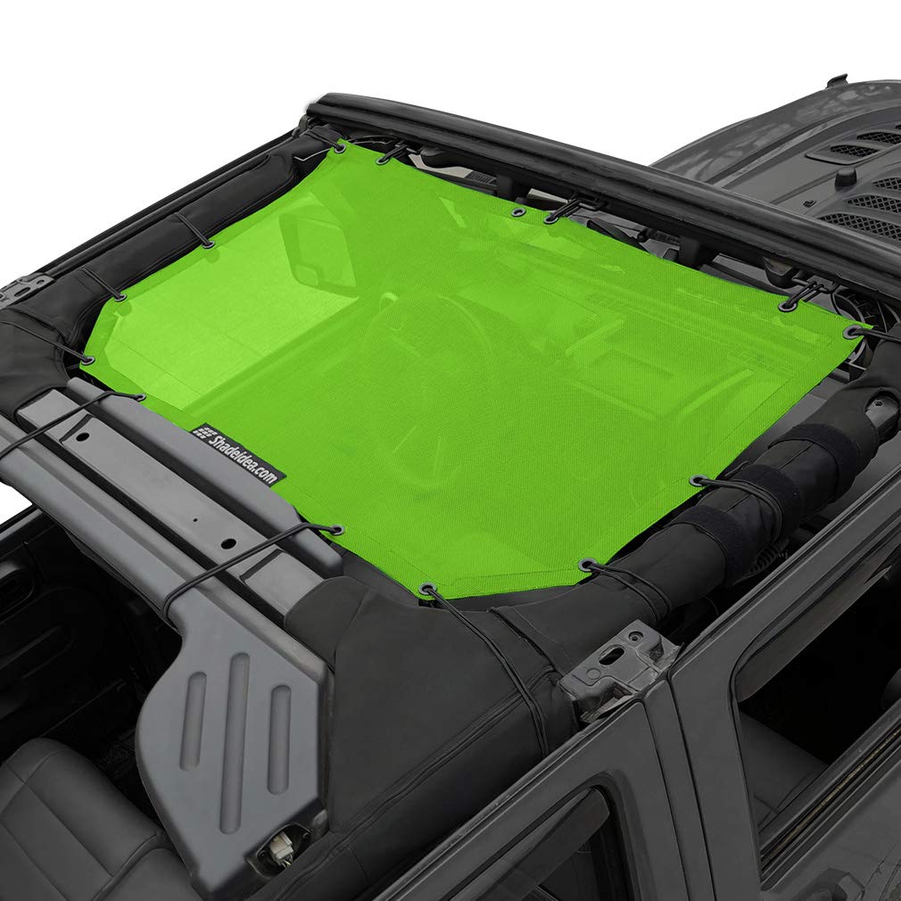 JK Sun Shade Top Compatible with Jeep Wrangler Sunshade Mesh Roof Front