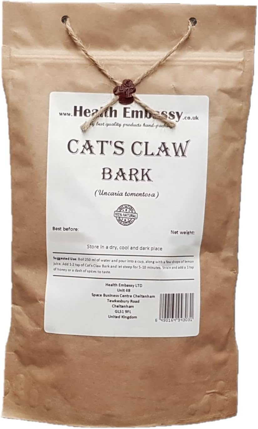 Health Embassy Cat's Claw Bark Tea | Uncaria tomentosa | 50g