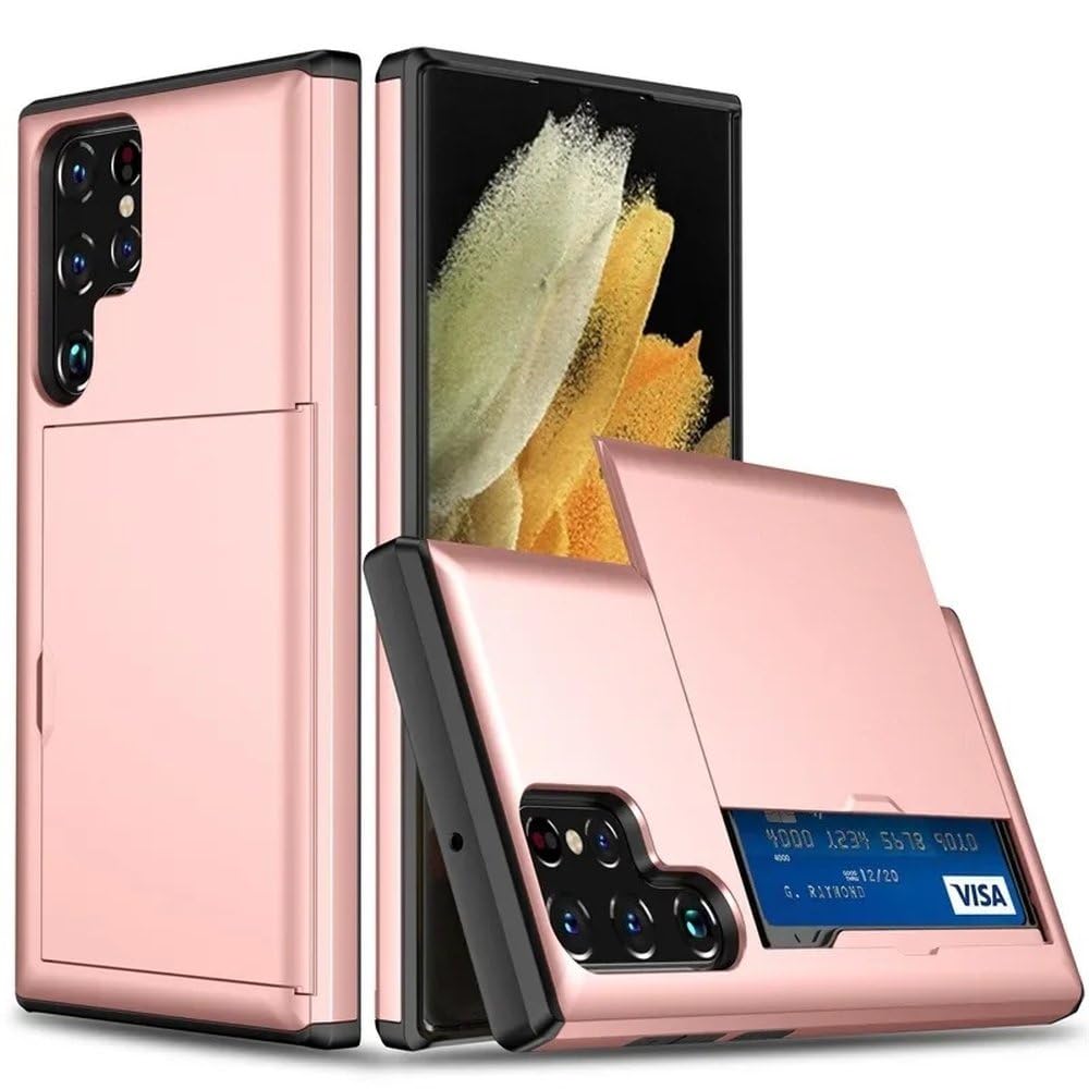 Coque Samsung S24 Ultra et A55 protégeant des chutes avec rangement cartes - 8
