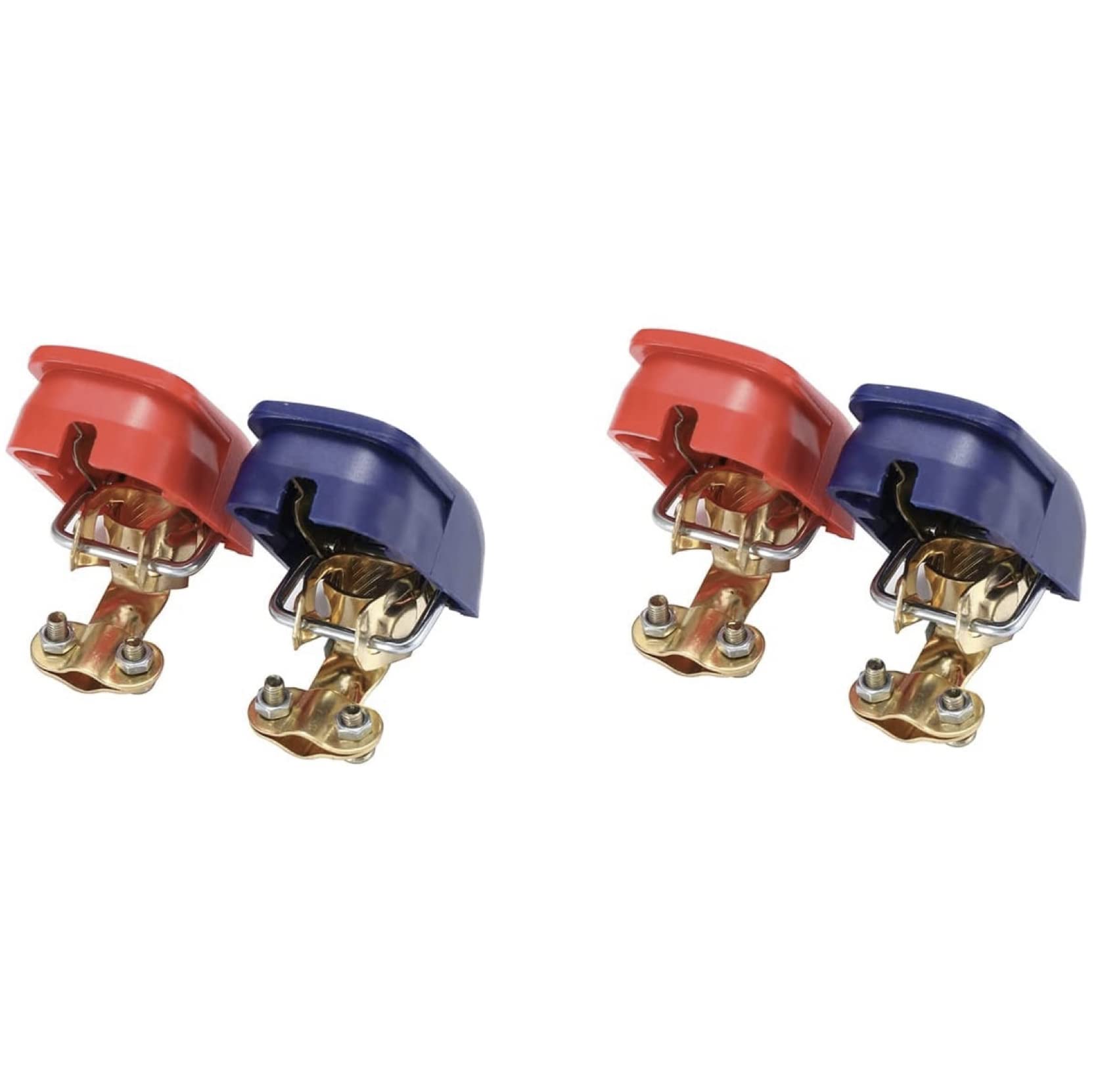 Buy FRP Battery terminals, 2 Pairs 800 AMPs Peak At 12V, Copper Battery