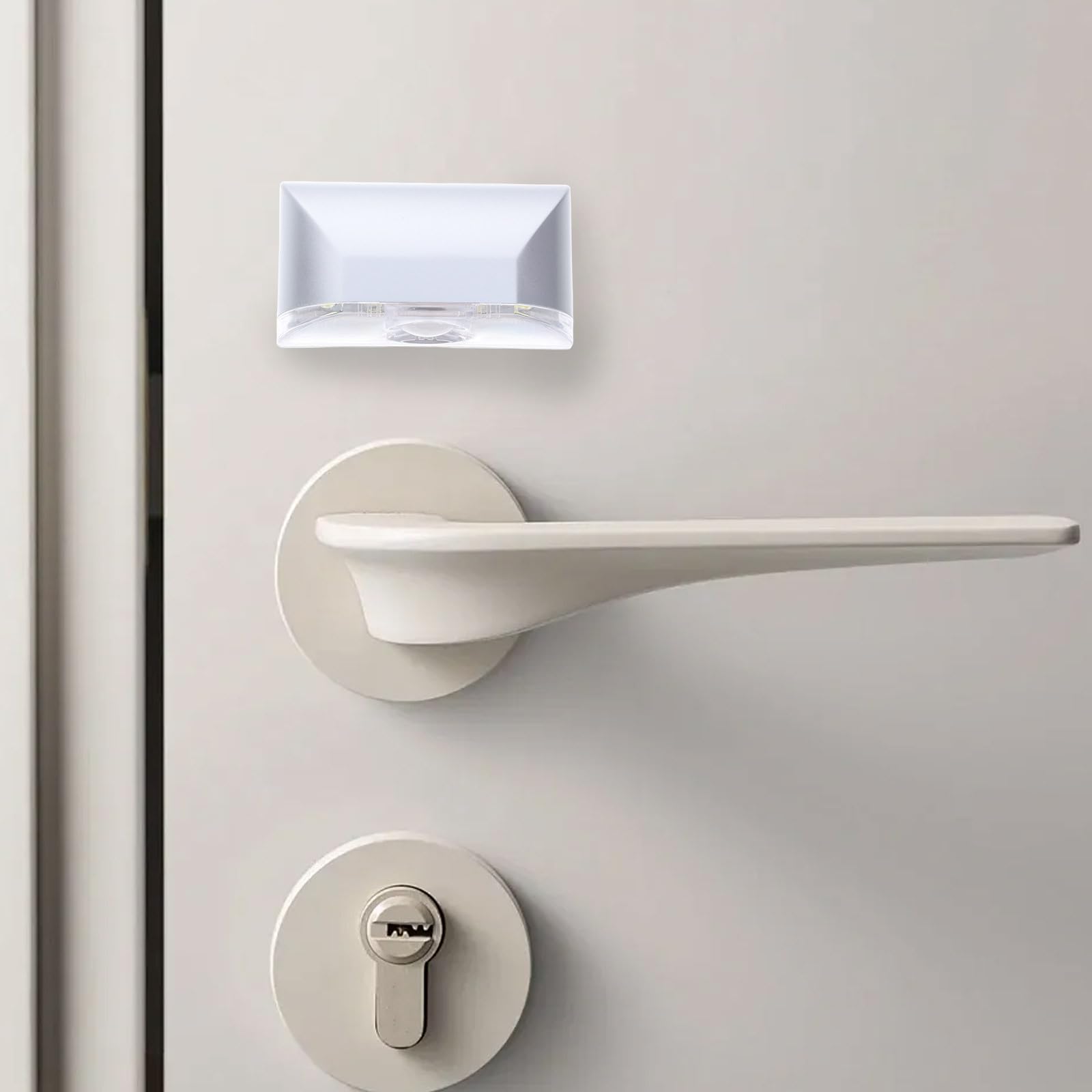 Angoily 1Pc Human Sensor Light Outdoor Keyhole Light Enamel Pots with Lids Night Light Night Light Door Locks Door Lock Light LED Lamp - Image 2