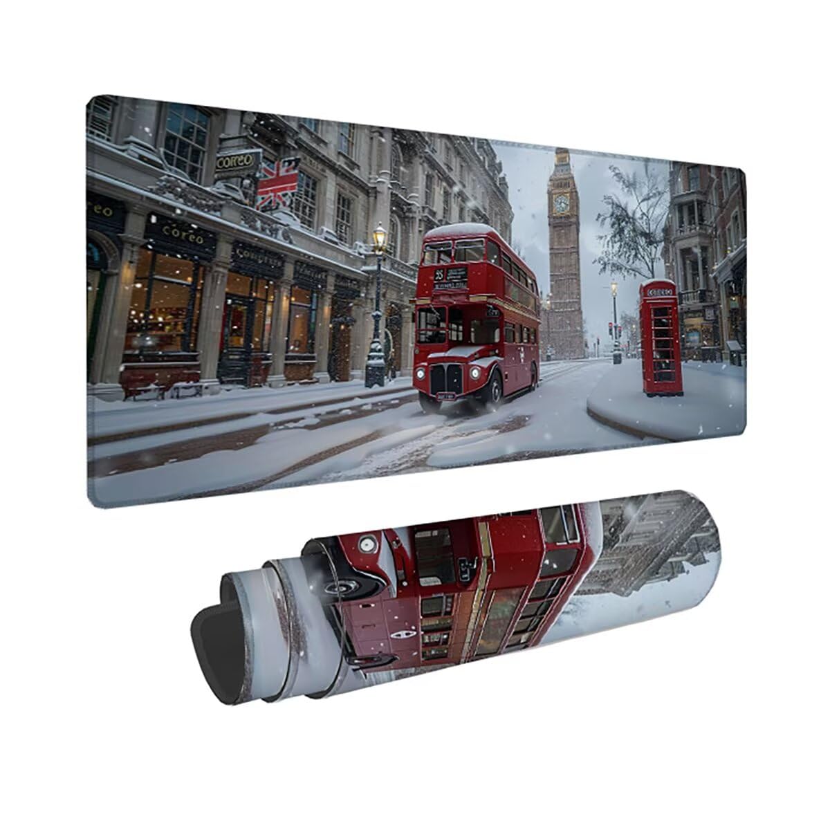 Tappetino per Mouse Gaming XXL 1200x600x3mm– Ufficio Mousepad Grande – Migliora la Velocità e la Precisione Tenuta Stabile Sottomano per Ufficio e Casa Accessori Scrivania Autobus PjY7827 7-S