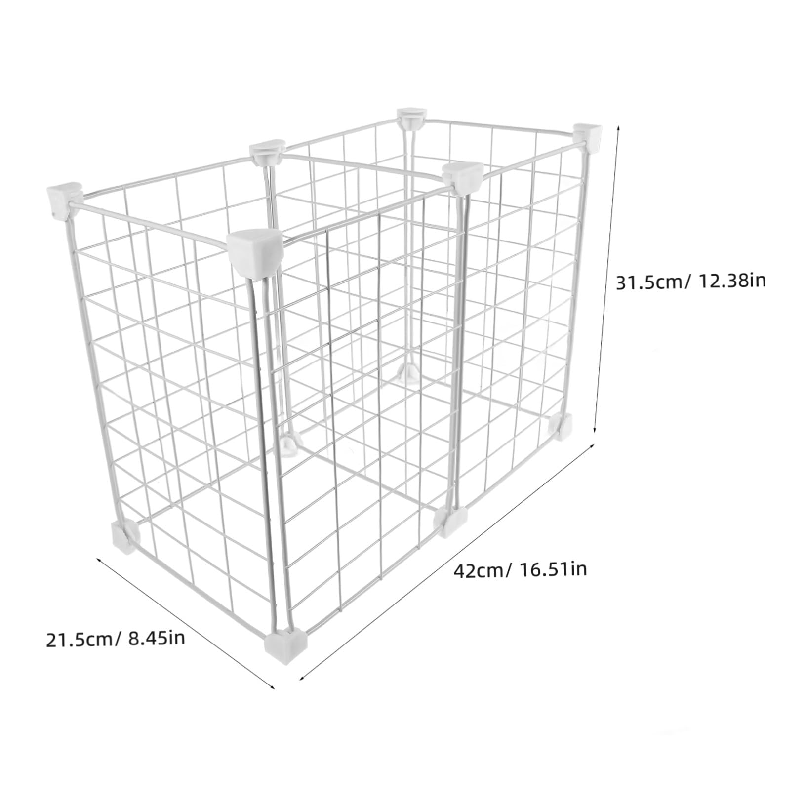 Gefrierschrank Organizer Metallkorb Gefriertruhe Divider Stabiler Drahtkorb zur Raumoptimierung für Tiefkühltruhe und Kühlschrank Küchenlagerung