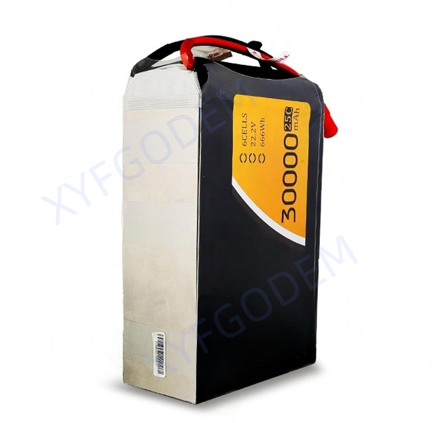Batería Lipo de 30000 mAh 6S 22,2 V 25C, batería Litio Repuesto con Conector AS150 para Coches, Aviones, Camiones, Barcos, Buggies y Drones radiocontrol