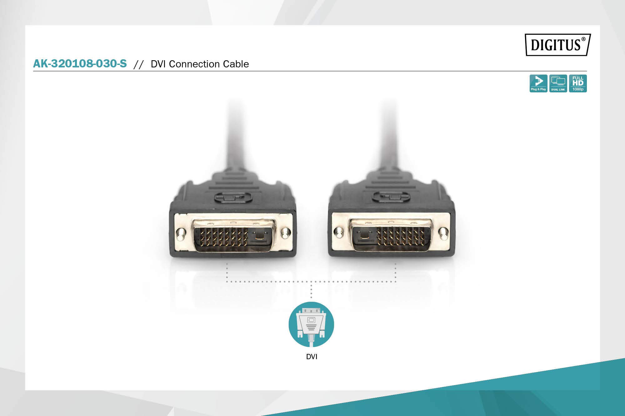DIGITUS DVI CABLE DVI(24+1) CABL