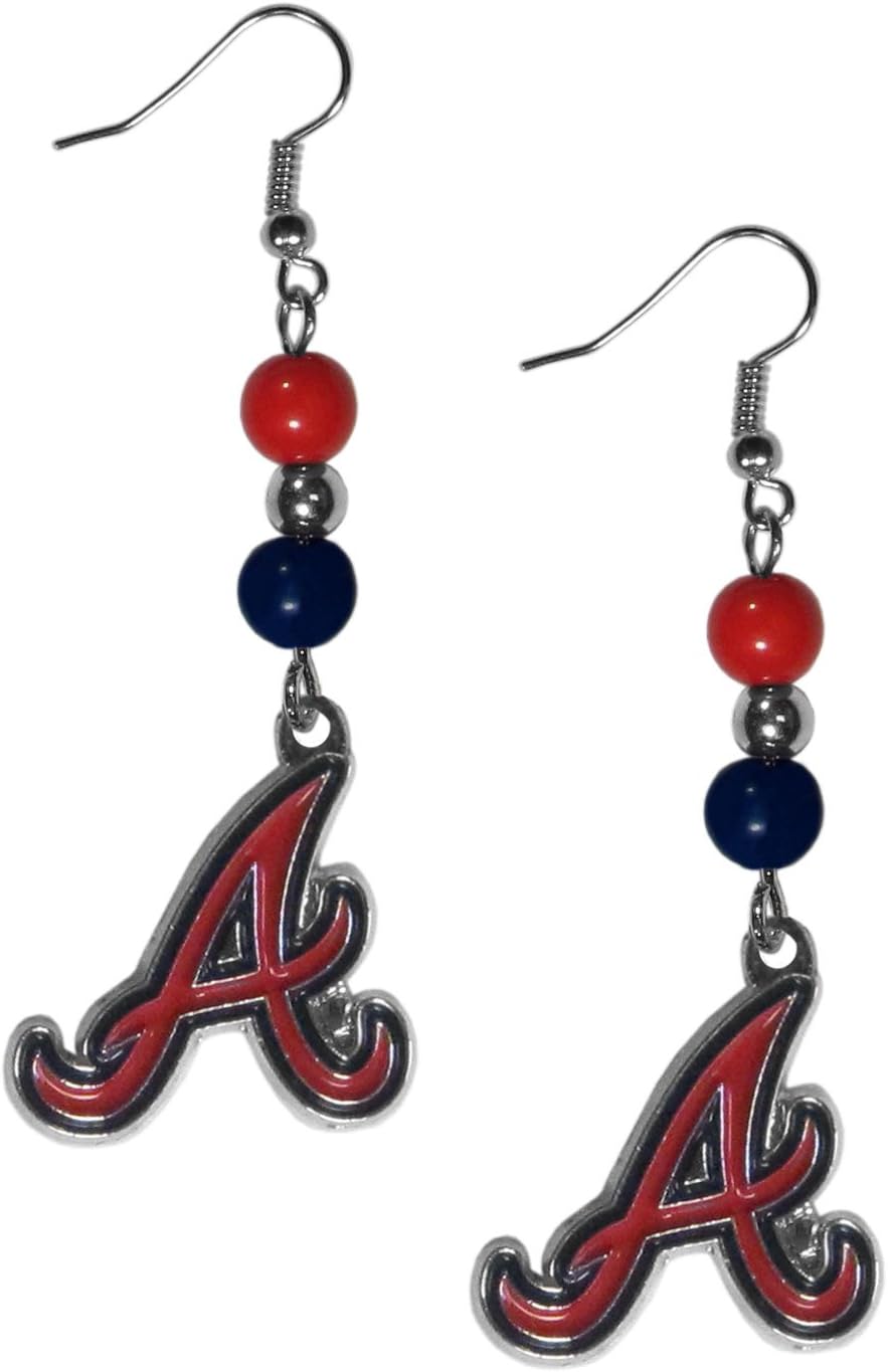 MLB Women's Fan Bead Dangle Earrings