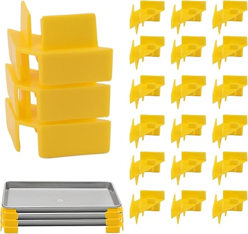 Miniatura 1 de Juego de 24 apiladores de bandejas aptos para bandejas de secado de congelación derecha de cosecha, accesorios para secadora de congelación para
