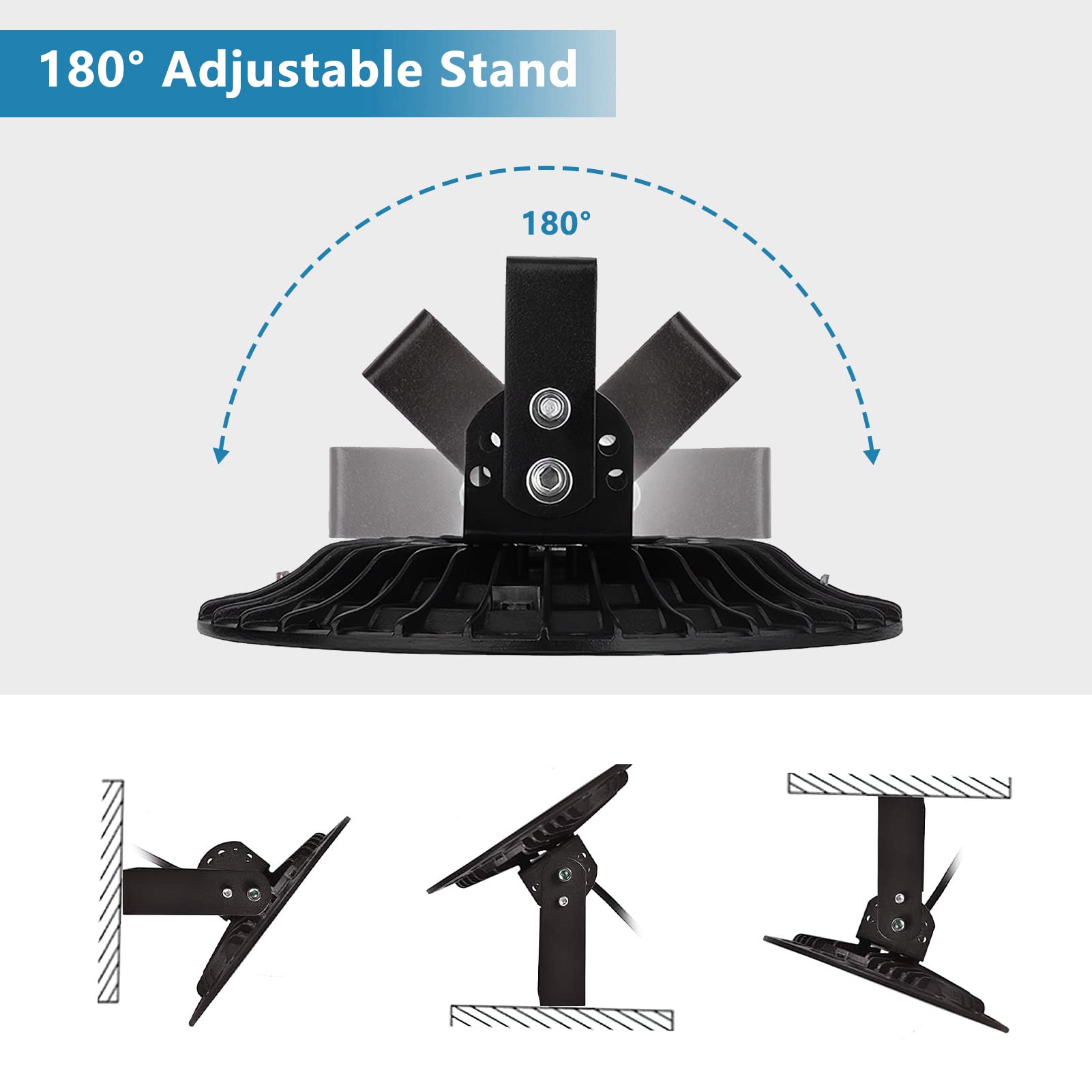 Viugreum UFO LED High Bay Light 300W 30000LM 5500K UFO Lights Warehouse Lighting IP65 Waterproof LED Lights Commercial — view 5