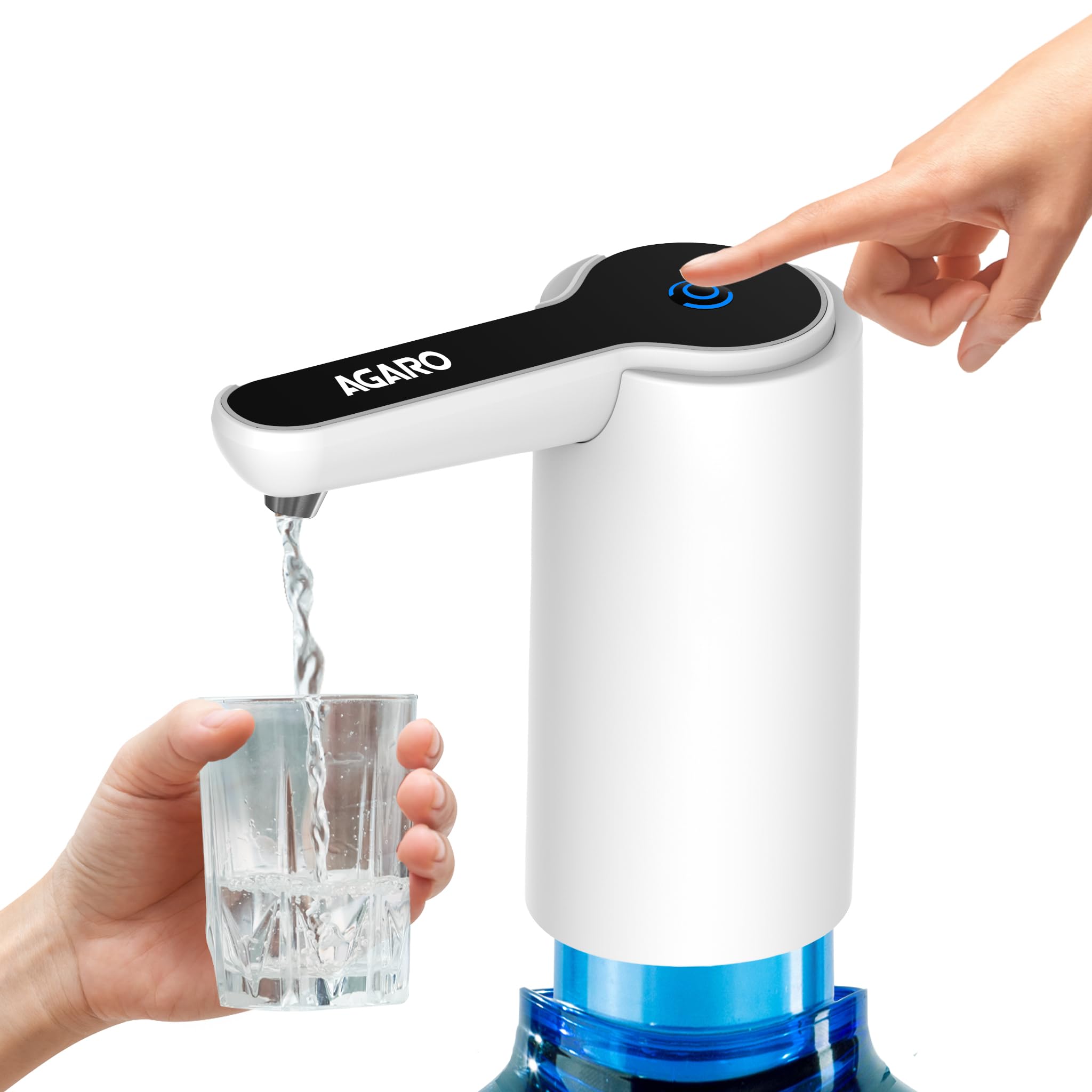 AGARO Electric Water Dispenser Pump, Automatic Water Dispenser Pump, USB Rechargeable, Drinking Water Pump for 20 Litre Bottle Can, Retention and Portable Water Pump Home, Camping, Party (White) (B0CSFTXPJ1) Amazon Price History, Amazon Price Tracker
