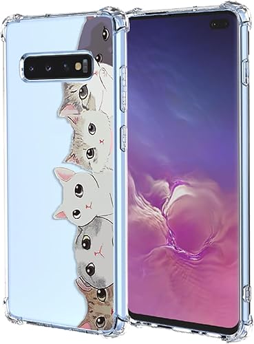 OEURVQO Funda para Galaxy S10 Samsung S10, funda transparente con diseño floral de flores, cubierta de TPU suave, a prueba de golpes, antiarañazos, OEURVQO Funda para Galaxy S10 Samsung S10, funda transparente con diseño floral de flores, cubierta de TPU suave, a prueba de golpes, antiarañazos,