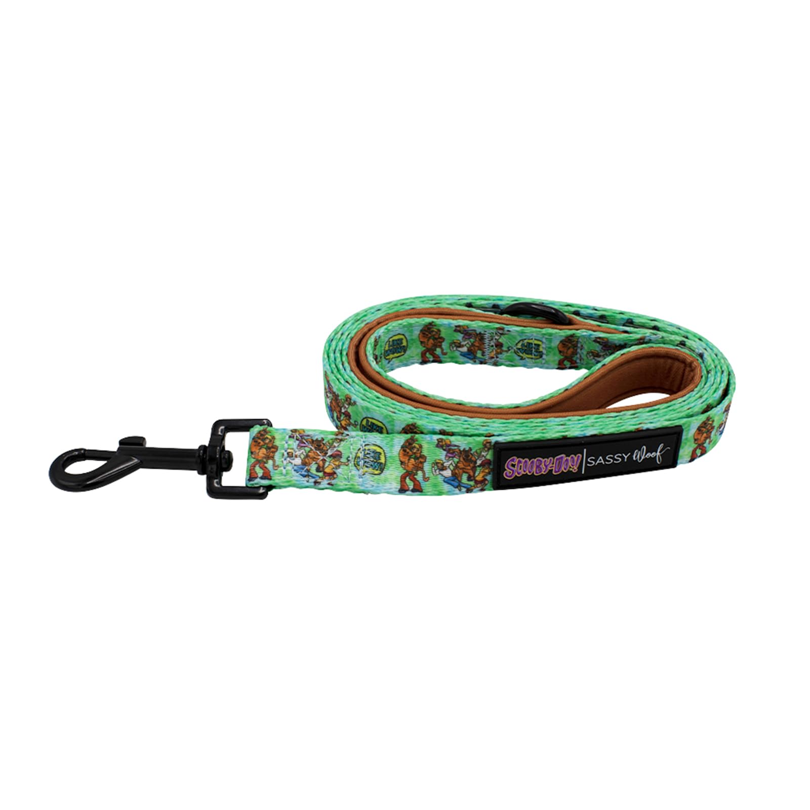 Sassy Woof Scooby-Doo™ Dog Leash 60-Inch with Neoprene Padded Handle - Comfortable, Durable, and Stylish for Small to Large Dogs - Officially Licensed