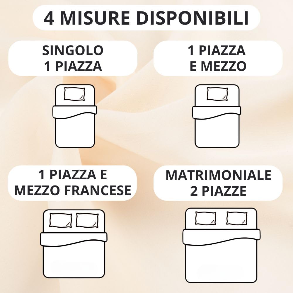 MAXIME MAISON - Completo Lenzuola Matrimoniali 4 Pezzi, Set Lenzuola Matrimoniale in Microfibra Made in Italy, Completo Letto 1 Lenzuolo con Angoli, 1 Lenzuolo Sopra, 2 Federe (Grigio)