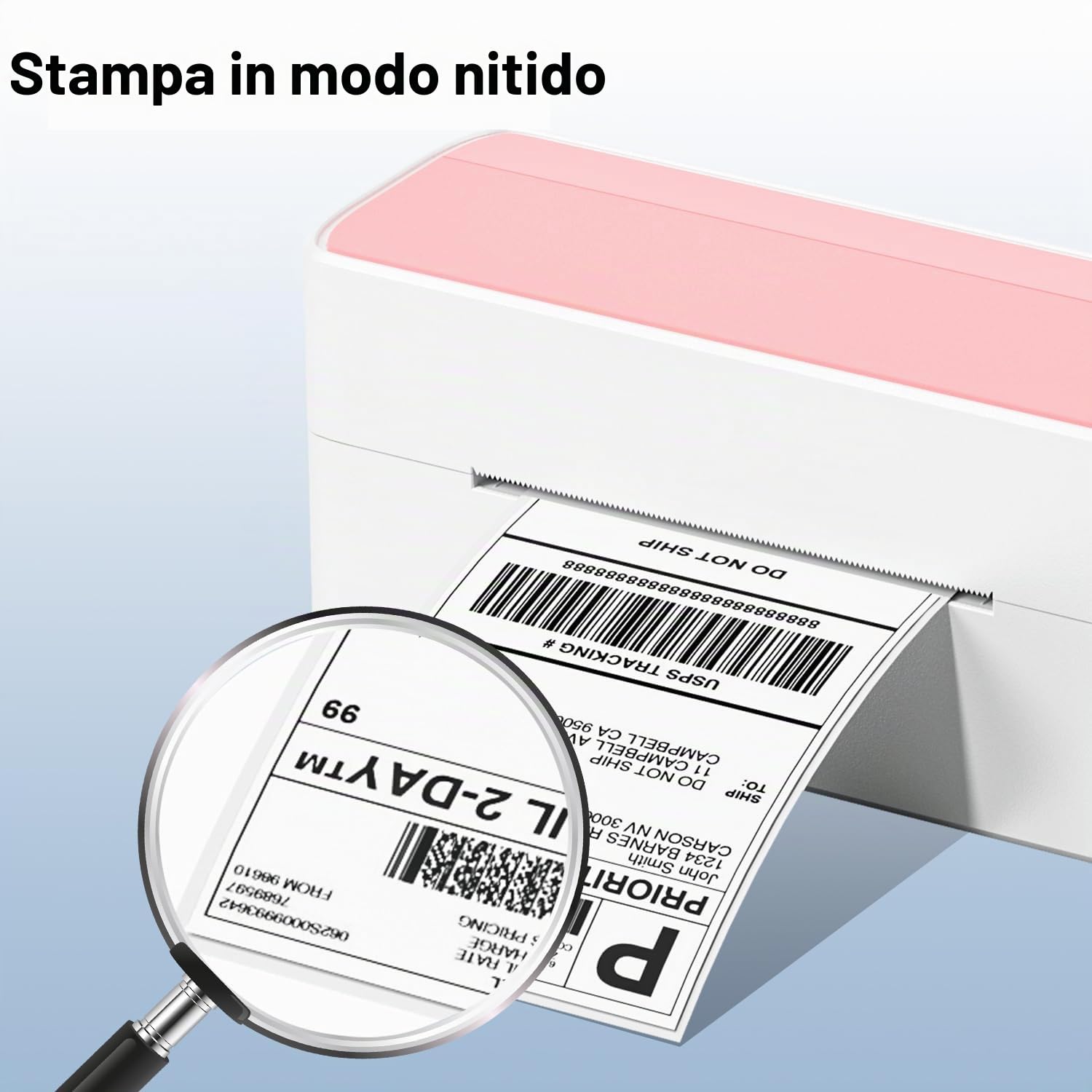 Phomemo Etichette termiche 4 x 6 – Etichette per spedizioni, etichette per stampante termica, etichette in rotolo per etichette di spedizione, indirizzo, posta, compatibili con Zebra, Munbyn, Rollo,