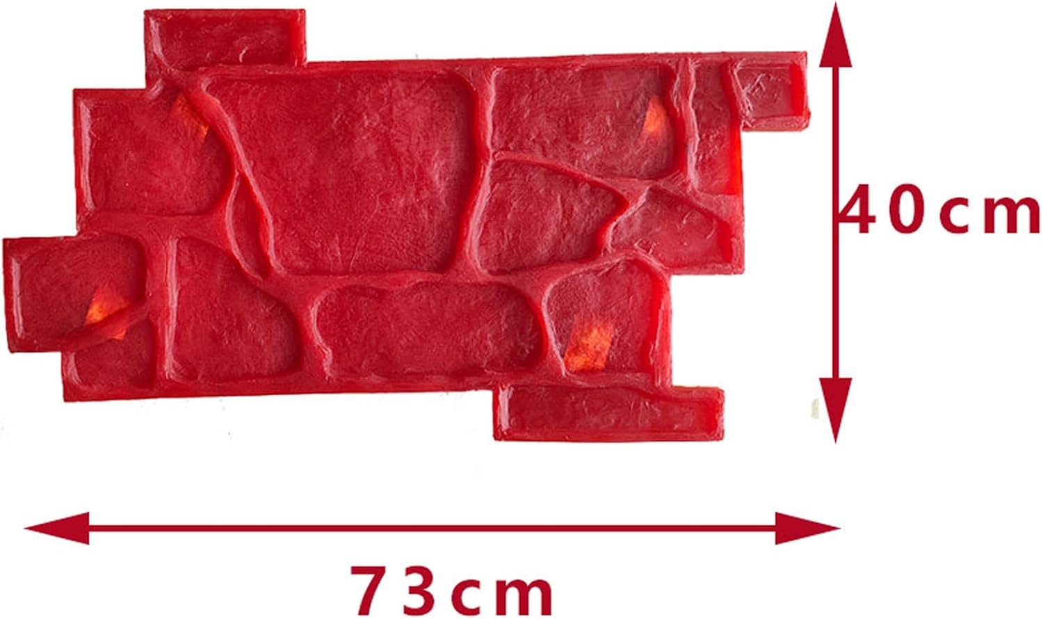 Concrete Stamps Mats, Concrete Paver Molds With Hands, Realistic Natural Texture Polyurethane Concrete Stamping Mat for Walls/Floors（1pcs/2pcs）
