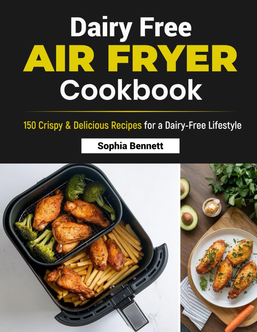 Dairy Free Air Fryer Cookbook: 150 Crispy & Delicious Recipes for a Dairy-Free Lifestyle