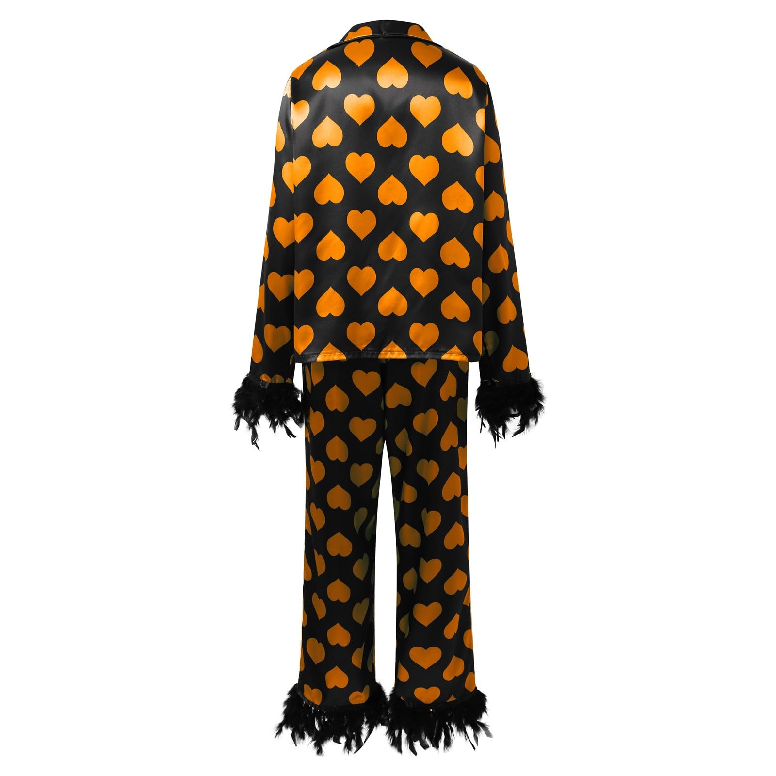 Damen Zweiteiliges Set Hemd Hose als lässiger Pyjama für gemütliche Stunden