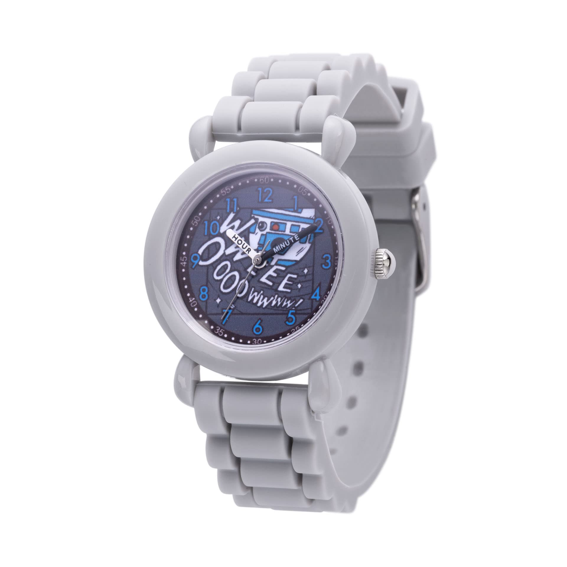 STAR WARS Kids' Plastic Time Teacher Analog Quartz Silicone Strap Watch