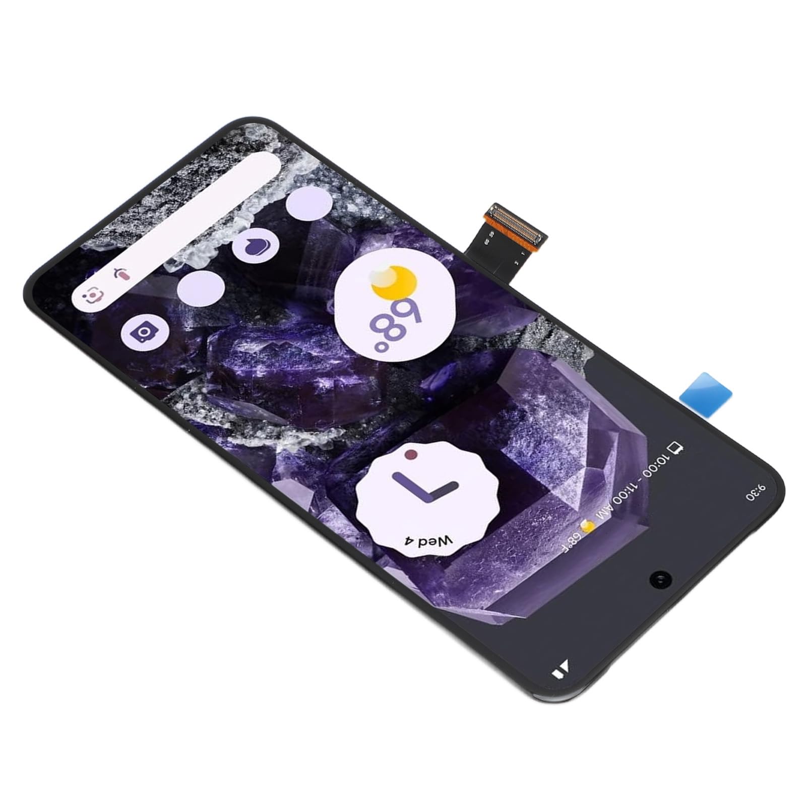 Bewinner Bildschirm-Ersatz für 8 5G GKWS6 G9BQD 6,2-Zoll-Touchscreen-Digitizer-Baugruppe mit Fingerabdruck-Unterstützung, 3D-Touch- und Reparatur-Tool-Kit