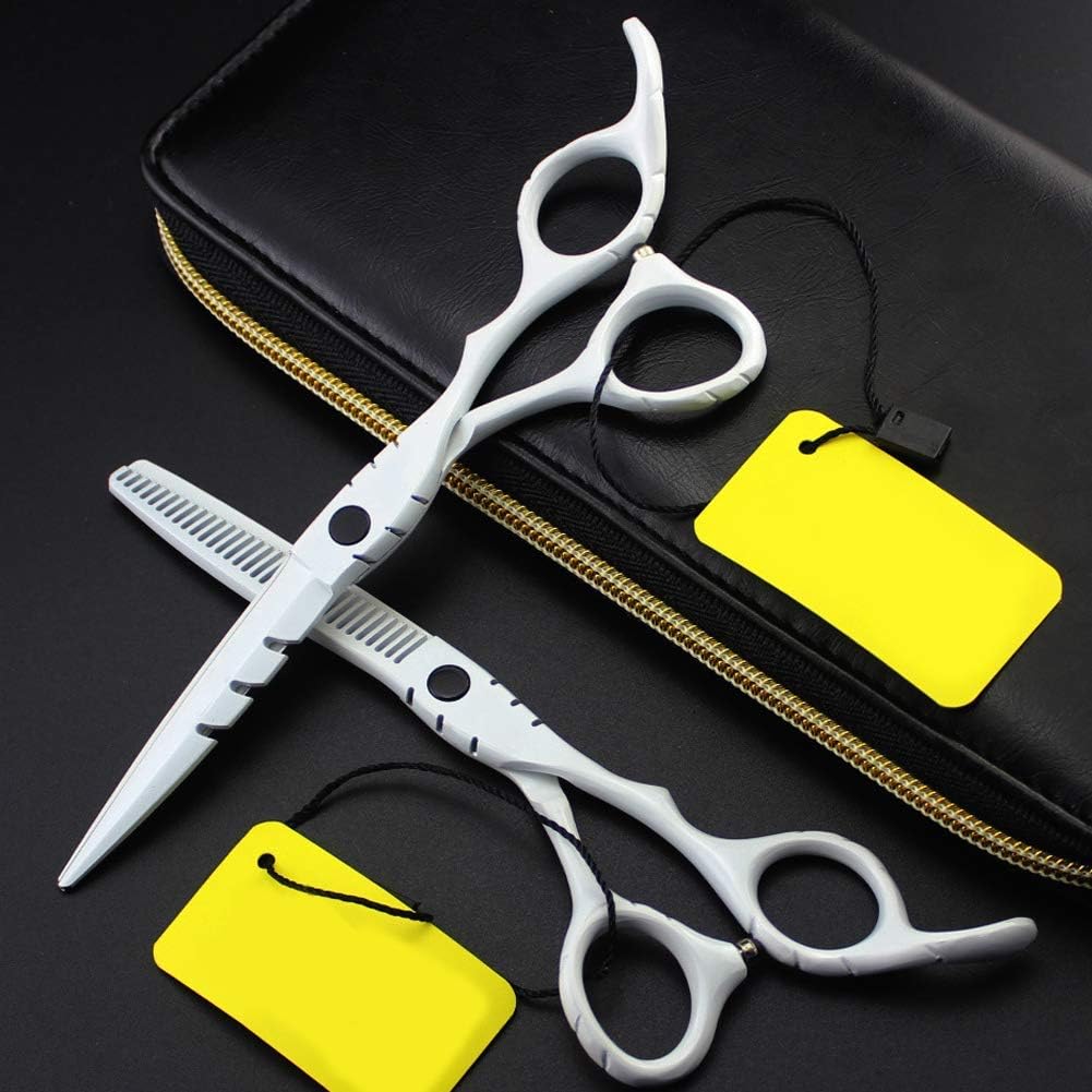 手染めテラコッタマーブルの蓋付き大容量シザーケース バンコ 手