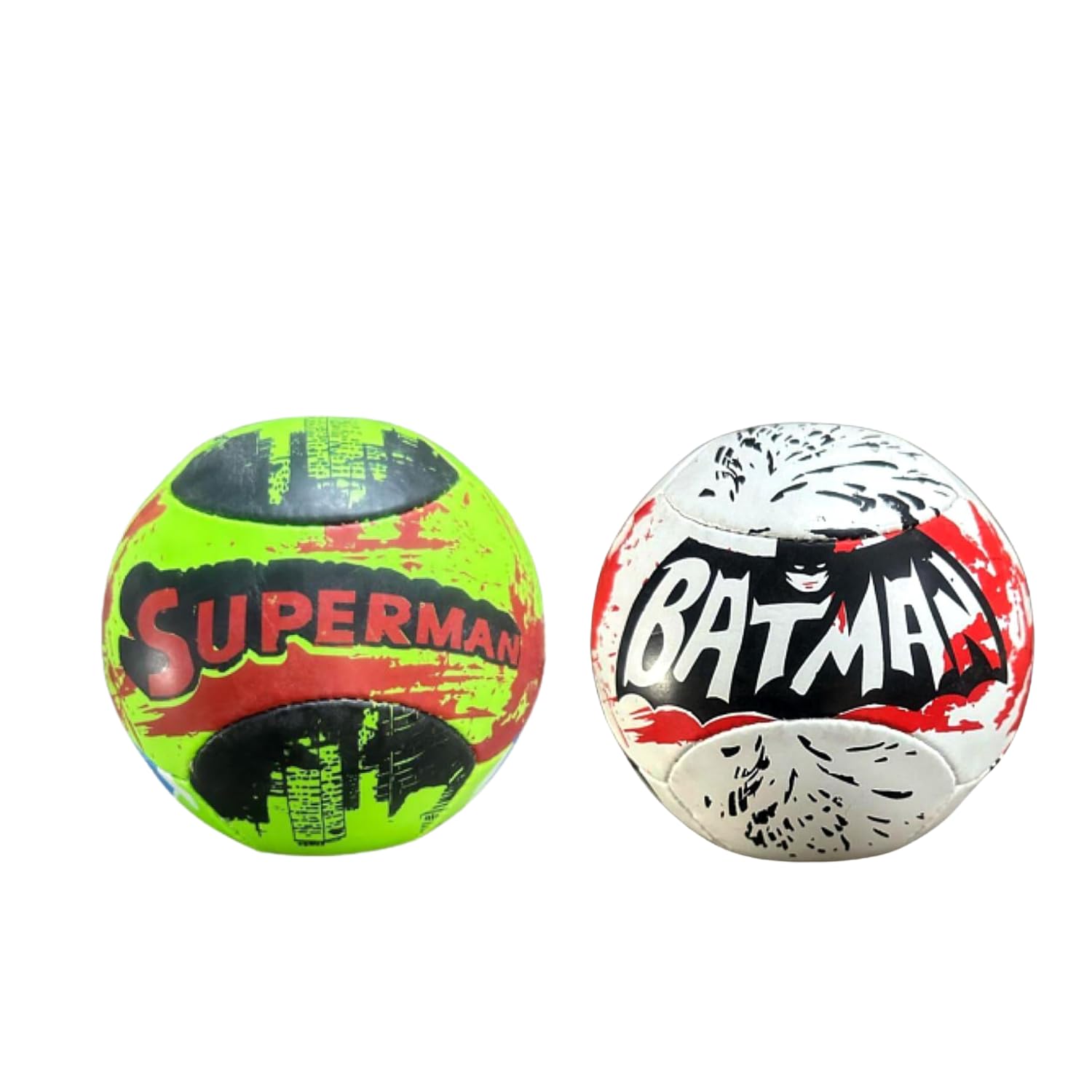 WIKIGO Combo of Batman & Superman Football for Kids | Football for Playing Football | Water Resistant Football | Games to Play with Friends | Rubber Moulded Football Size 3 (B0C8HRYCCM) Amazon Price History, Amazon Price Tracker