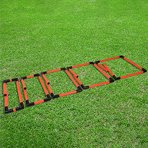 Voetbal Agility Hurdles Speed Training Obstakels Basketbal Rugby Running Sport Fitness Aid Afneembare Draagbare Hond Agility Ladders Set, Rood, 15/23/30cm - Afbeelding 5
