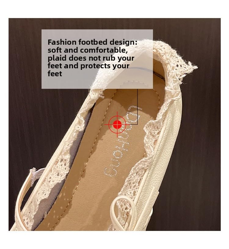 French low-heeled Mary Jane single shoes women's 2025 new spring, summer and autumn with skirts, shallow beanie small leather shoes women3