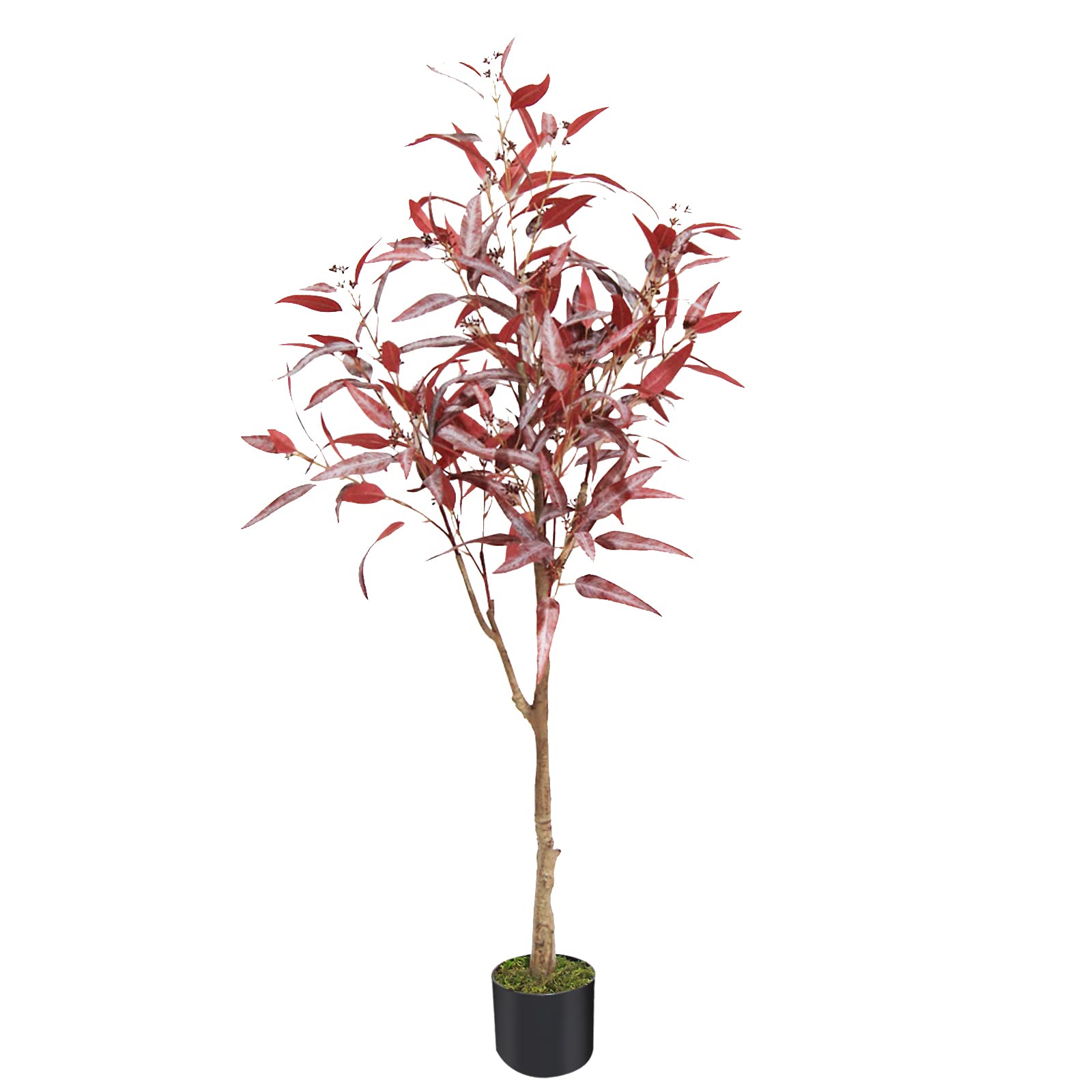 Melli Welli Artificial Eucalyptus Tree 5FT Faux Eucalyptus Plants Large