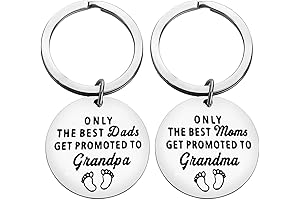 Perfect Keepsake for New Grandparents: Grandchild Announcement Gift Keychain