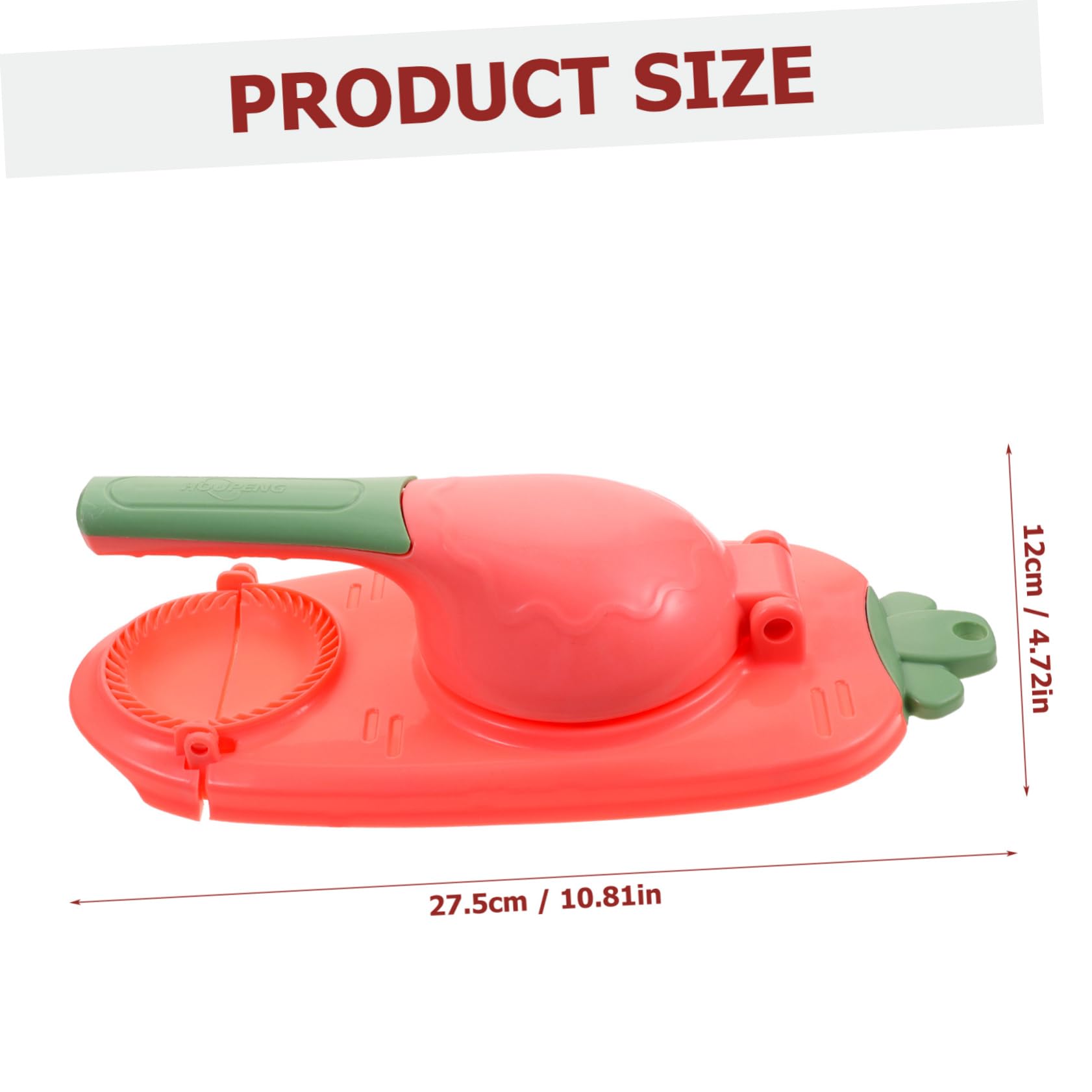 GRIRIW Practical Dumpling Skin Making Tool Non-stick Easy to Clean Handheld Dumpling Press for Daily Use 1 Set