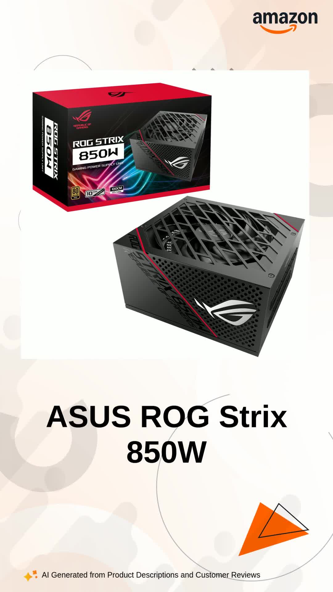 Amazon.in: Buy ASUS ROG Strix 850W Gold PSU, Power Supply (ROG