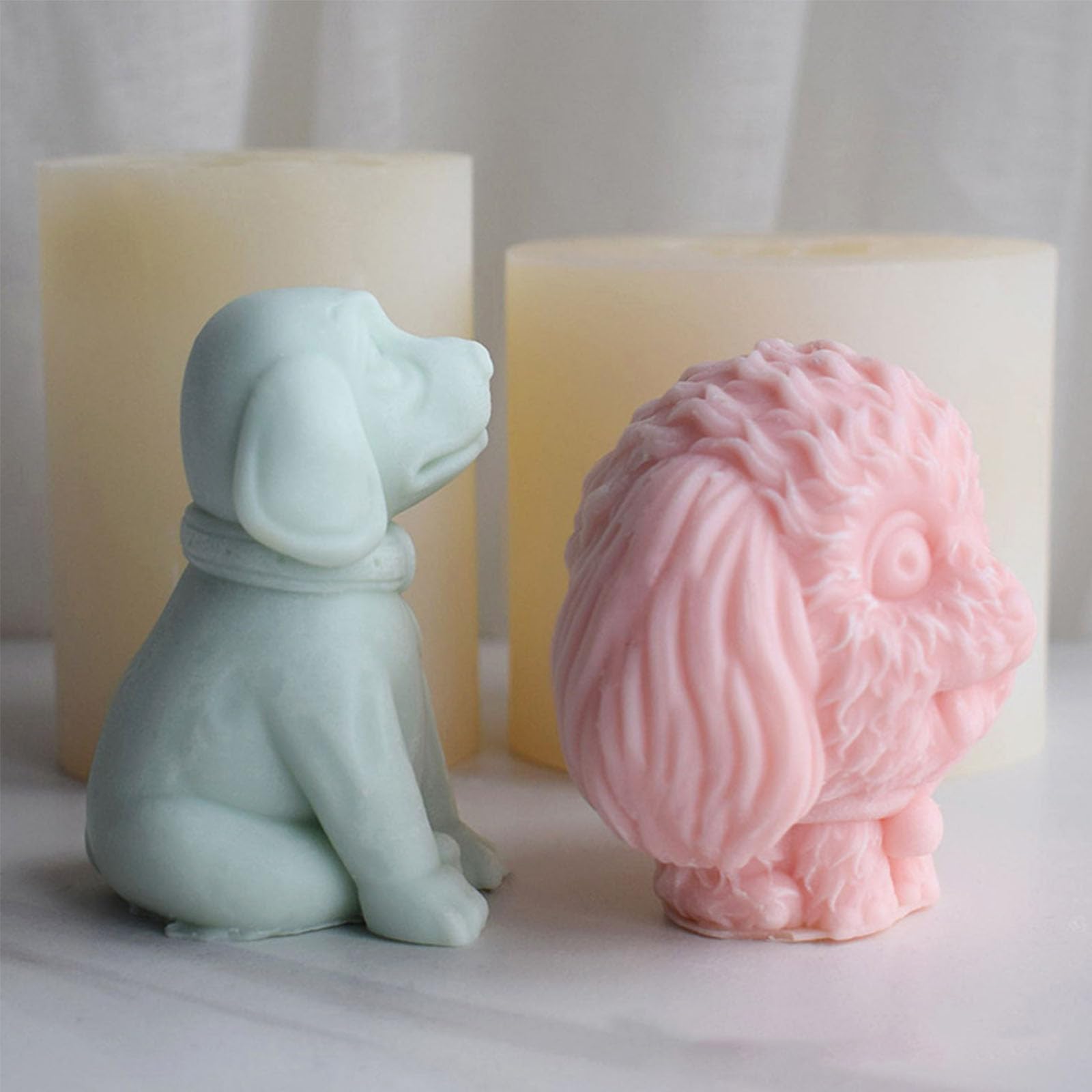Stampo a forma di candela in silicone, con orso 3D, per candele fai da te, per la produzione di cioccolato, caramelle, decorazioni per torte (A style