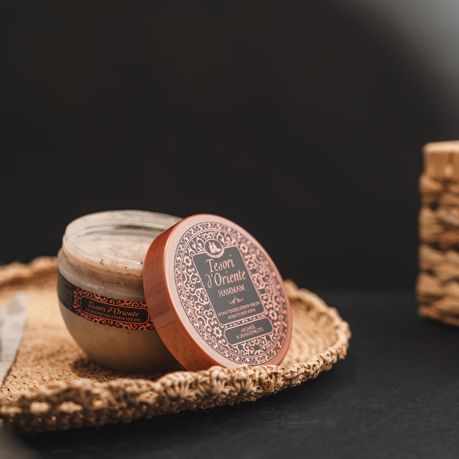 Tesori d'Oriente | Gommage corporel « Hammam » | Gommage aromatique pour le corps et les sens | Rituels de bien-être pour le corps et les sens | 300 ml
