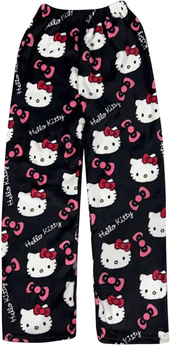 kitty Pigiama da donna, lungo, morbido, Kawaii, pigiama, anime, comodo pigiama da donna, anime, casual, primavera/estate